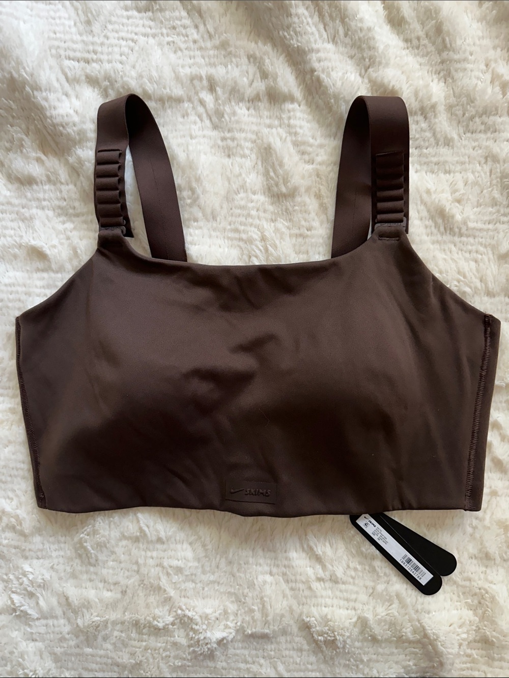 SKIMS Matte Wide Strap Sports Bra NWT